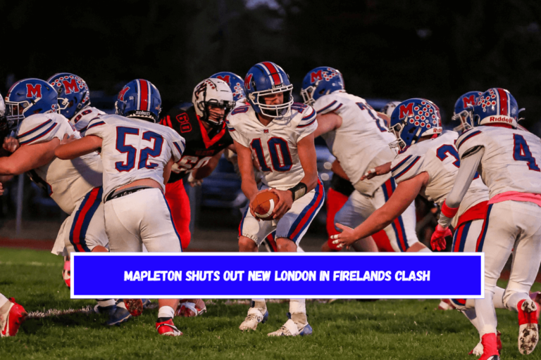 Mapleton shuts out New London in Firelands clash