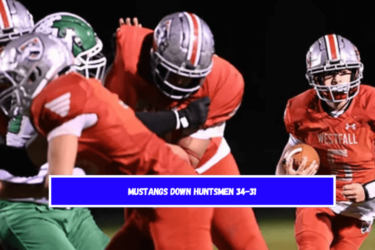 Mustangs down Huntsmen 34-31